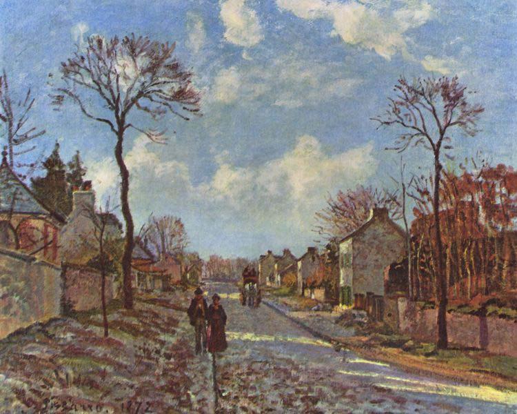 Strabe von Louveciennes, Camille Pissarro